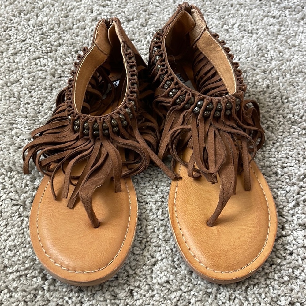 Not Rated brand Beaded Fringe Sandals size 7 1/2